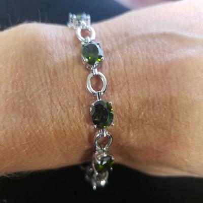 Sterling Jewelry - Green Stone Set & Pink Heart Set (ST-KD)