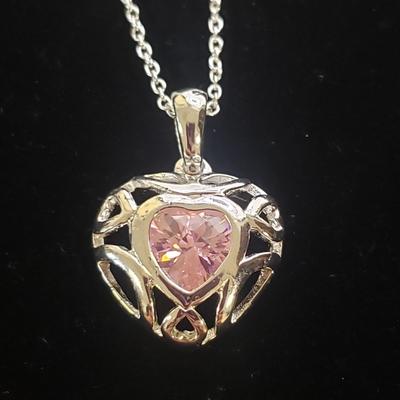 Sterling Jewelry - Green Stone Set & Pink Heart Set (ST-KD)