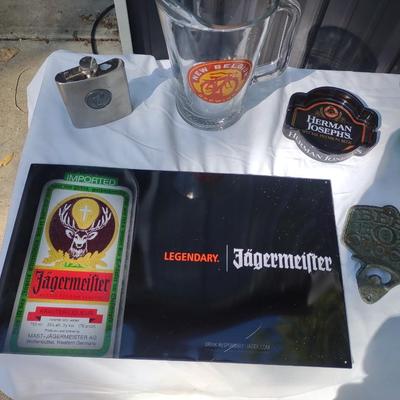 LIQUOR ADVERTISING AND BARWARE