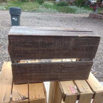 3 WOODEN CRATES