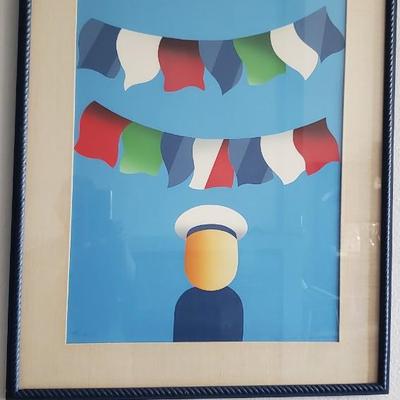 Sale Photo Thumbnail #39: Approx 24" x 32"  Cute vibrant print.