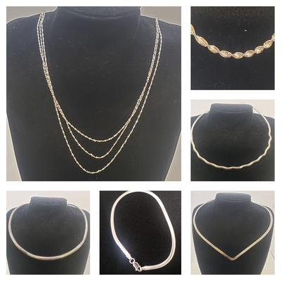 Sterling Chokers, Necklaces and Bracelets (ST-KD)