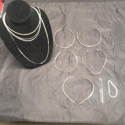 Sterling Chokers, Necklaces and Bracelets (ST-KD)