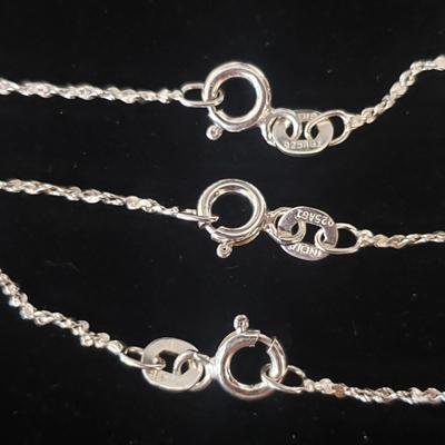 Sterling Chokers, Necklaces and Bracelets (ST-KD)
