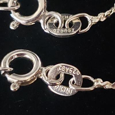 Sterling Chokers, Necklaces and Bracelets (ST-KD)