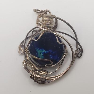 18 Sterling and Stone Pendants (ST-KD)