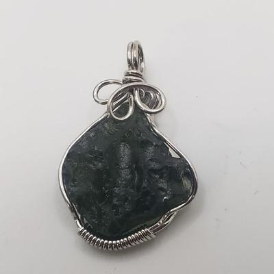 18 Sterling and Stone Pendants (ST-KD)