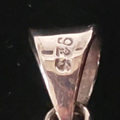 18 Sterling and Stone Pendants (ST-KD)