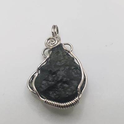 18 Sterling and Stone Pendants (ST-KD)