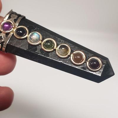 18 Sterling and Stone Pendants (ST-KD)