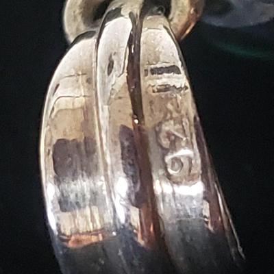 18 Sterling and Stone Pendants (ST-KD)