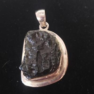 18 Sterling and Stone Pendants (ST-KD)