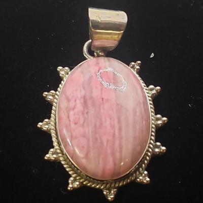 18 Sterling and Stone Pendants (ST-KD)