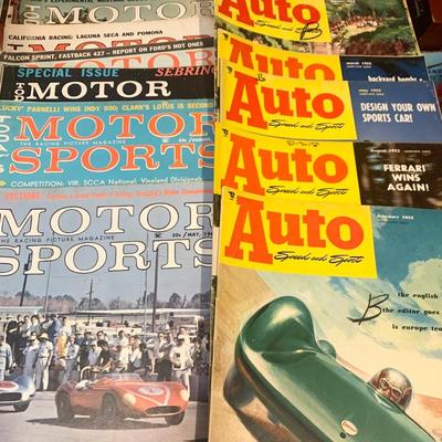 1950s Auto Speed & Sport / 1960s Motor Sports Magazines Lot
