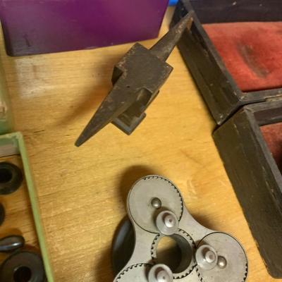 Vintage Watch / Jewelers Work Station LOADED w / Parts & Repair Tools