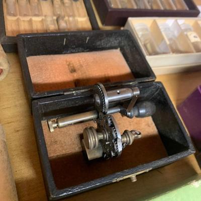 Vintage Watch / Jewelers Work Station LOADED w / Parts & Repair Tools