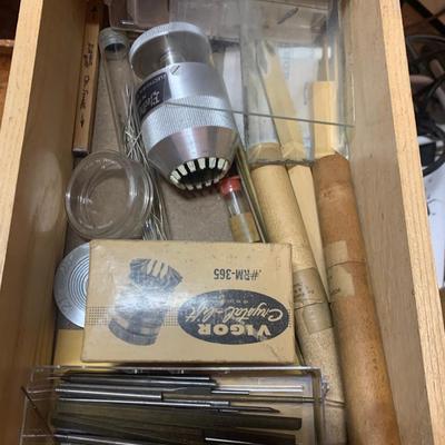 Vintage Watch / Jewelers Work Station LOADED w / Parts & Repair Tools