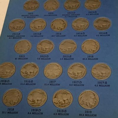Buffalo Nickles Collection + Other Antique Coins