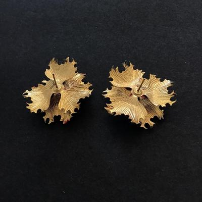 Beautiful pin and stud earrings set