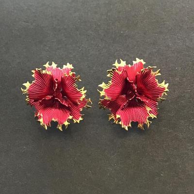 Beautiful pin and stud earrings set