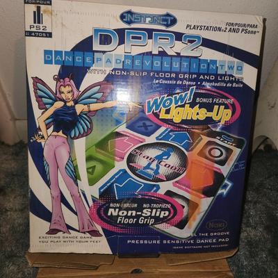 PS2 dance revolution pad