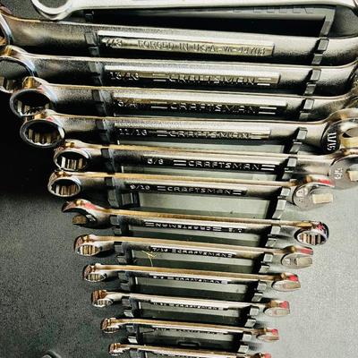 Assorted wrench set lot Flex Gear Wrench Flex Head Ratcheting