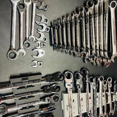 Assorted wrench set lot Flex Gear Wrench Flex Head Ratcheting