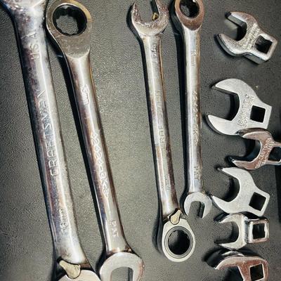Assorted wrench set lot Flex Gear Wrench Flex Head Ratcheting
