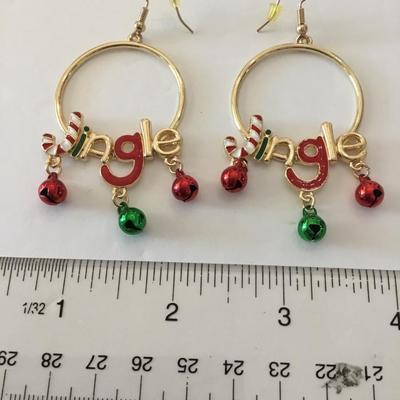 Cute jingle bell earrings