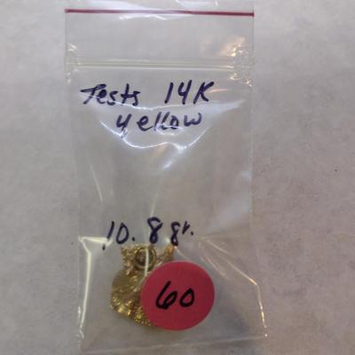 14 Karat Yellow Gold Pendant-Conch Shell Design- Approx Total Weight 10.8 Grams (#60)