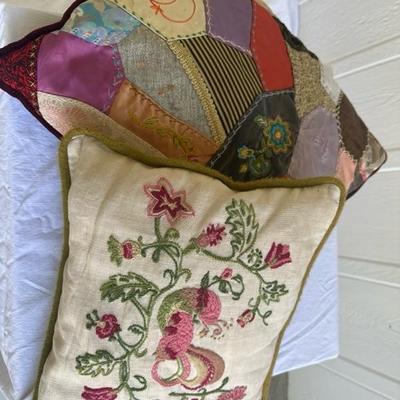 Sale Photo Thumbnail #21: Beautiful handmade pillows. Could brighten up any chair or bed.