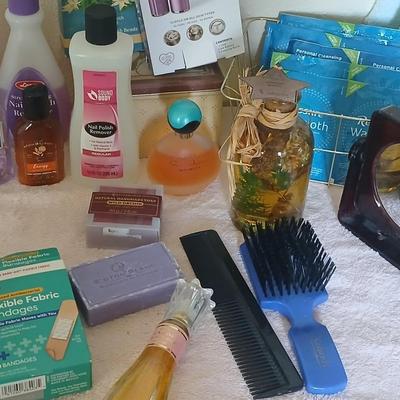 Variety of hygene items - Flawless facial hair remover - purfumes - nail polish remover and more