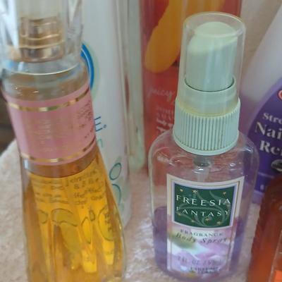 Variety of hygene items - Flawless facial hair remover - purfumes - nail polish remover and more