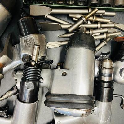 Huge Lot Air Tools/Impact with Sockets