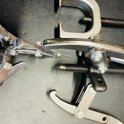 Assorted lot of Clamps & Pullers