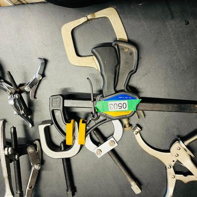Assorted lot of Clamps & Pullers