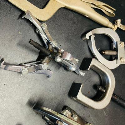 Assorted lot of Clamps & Pullers