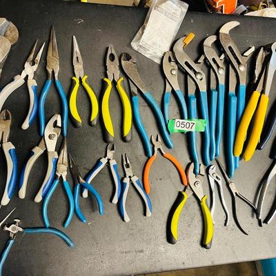 HUGE lot of Pliers & Cutters Channellocks
