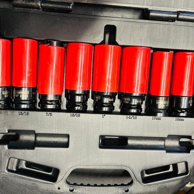 11 piece Impact Socket Set with case