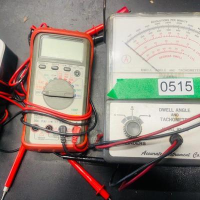 Meters - Tach, Volt. (as shown)