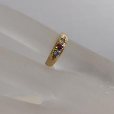 10 Karat Yellow Gold Ring- Approx Size 5 1/2 and Total Weight 2.5 Grams (#70)