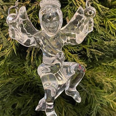 2004 WATERFORD LEAD CRYSTAL ANGEL ORNAMENT