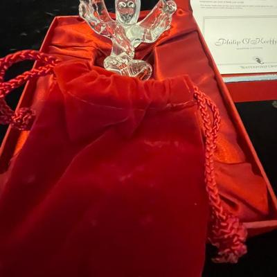 2004 WATERFORD LEAD CRYSTAL ANGEL ORNAMENT