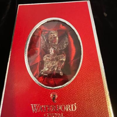 2004 WATERFORD LEAD CRYSTAL ANGEL ORNAMENT