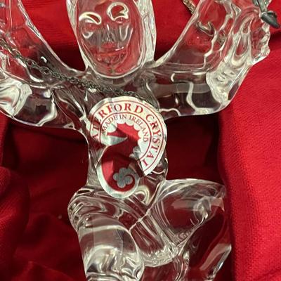 2004 WATERFORD LEAD CRYSTAL ANGEL ORNAMENT