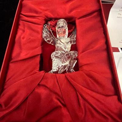 2004 WATERFORD LEAD CRYSTAL ANGEL ORNAMENT