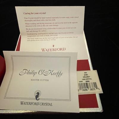 2004 WATERFORD LEAD CRYSTAL ANGEL ORNAMENT