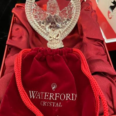 2007 WATERFORD LEAD CRYSTAL ANGEL ORNAMENT