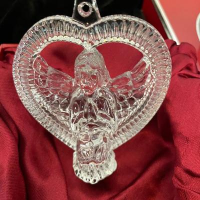 2007 WATERFORD LEAD CRYSTAL ANGEL ORNAMENT