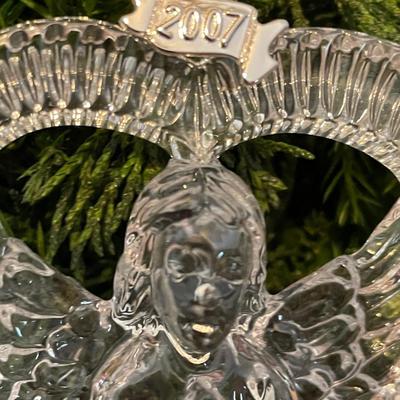 2007 WATERFORD LEAD CRYSTAL ANGEL ORNAMENT